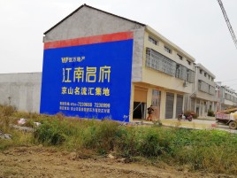 吴起农村墙体广告在不同形式上面展现的不同特色
