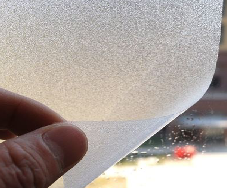 吴起玻璃门外面粘广告用什么材料好？